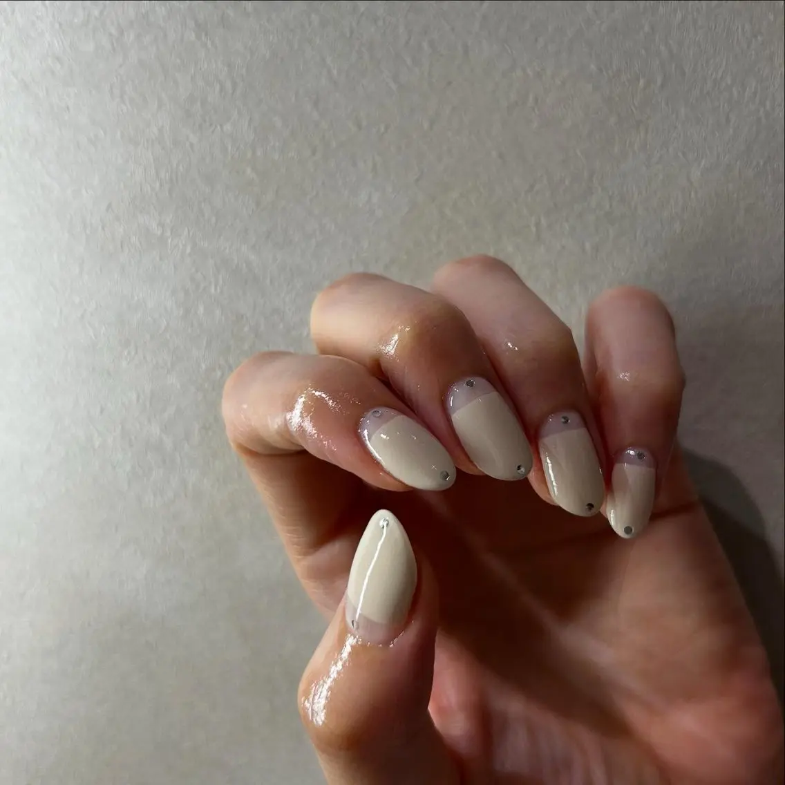 ネイル フレンチネイル ニュアンスネイル ワンカラーネイル soa.Aika 自爪育成のネイルデザイン
