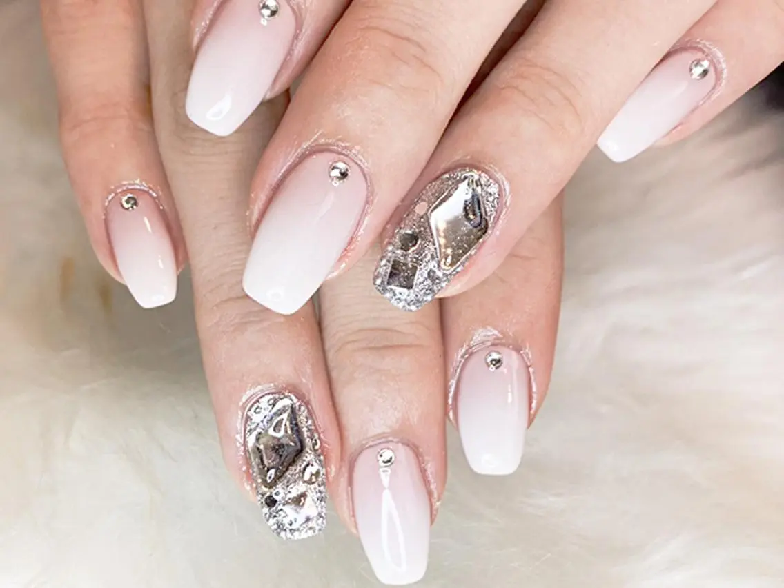 🌟オフ込💜人気のトレンドネイル💅韓国風♪ワンホンデザイン定額✨の写真