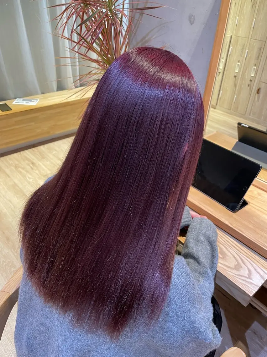 ロング カラー たなか こころ🎀のヘアスタイル
