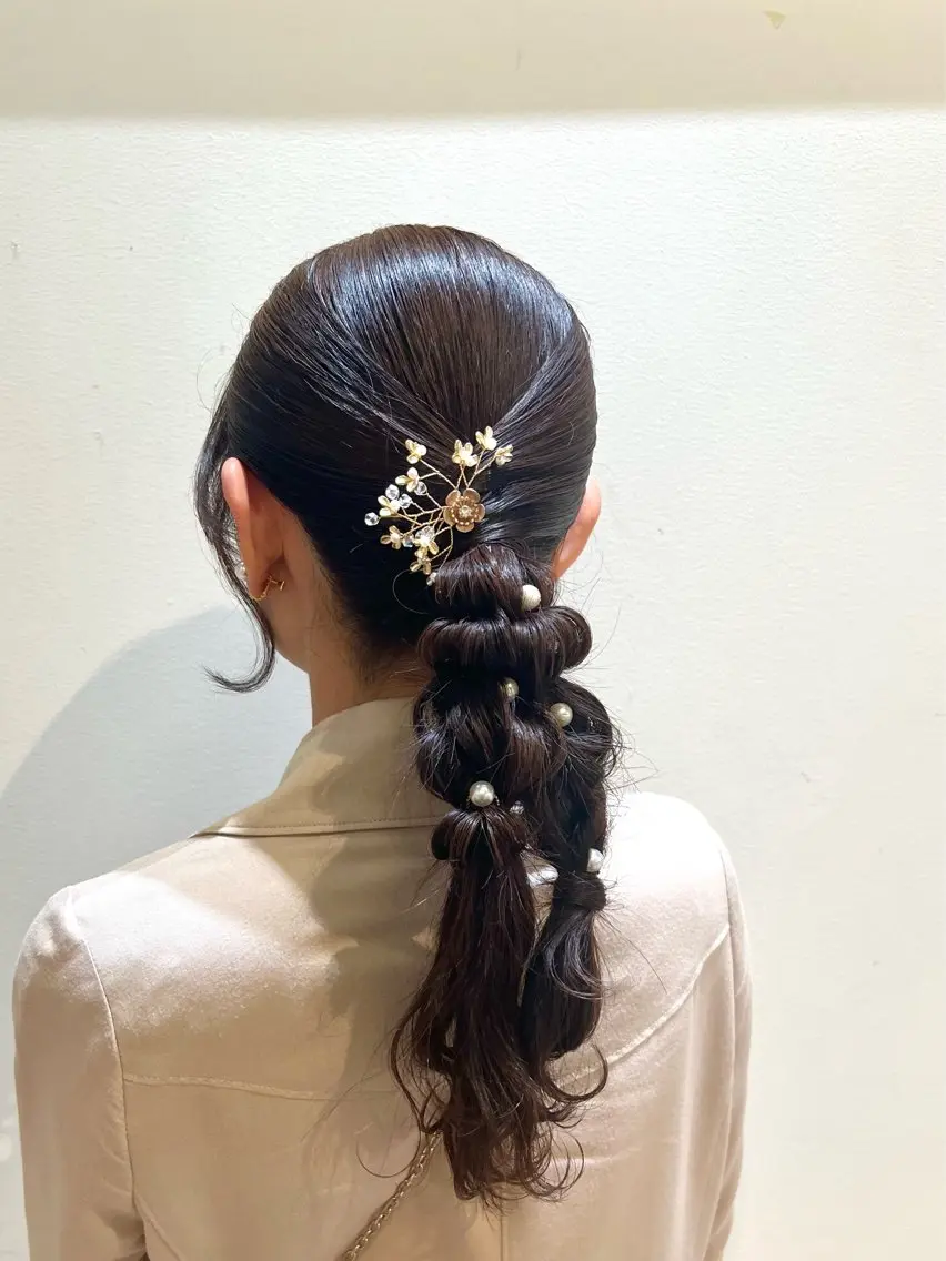 ヘアセット/パーティーヘアセット/推し活ヘアセットの写真