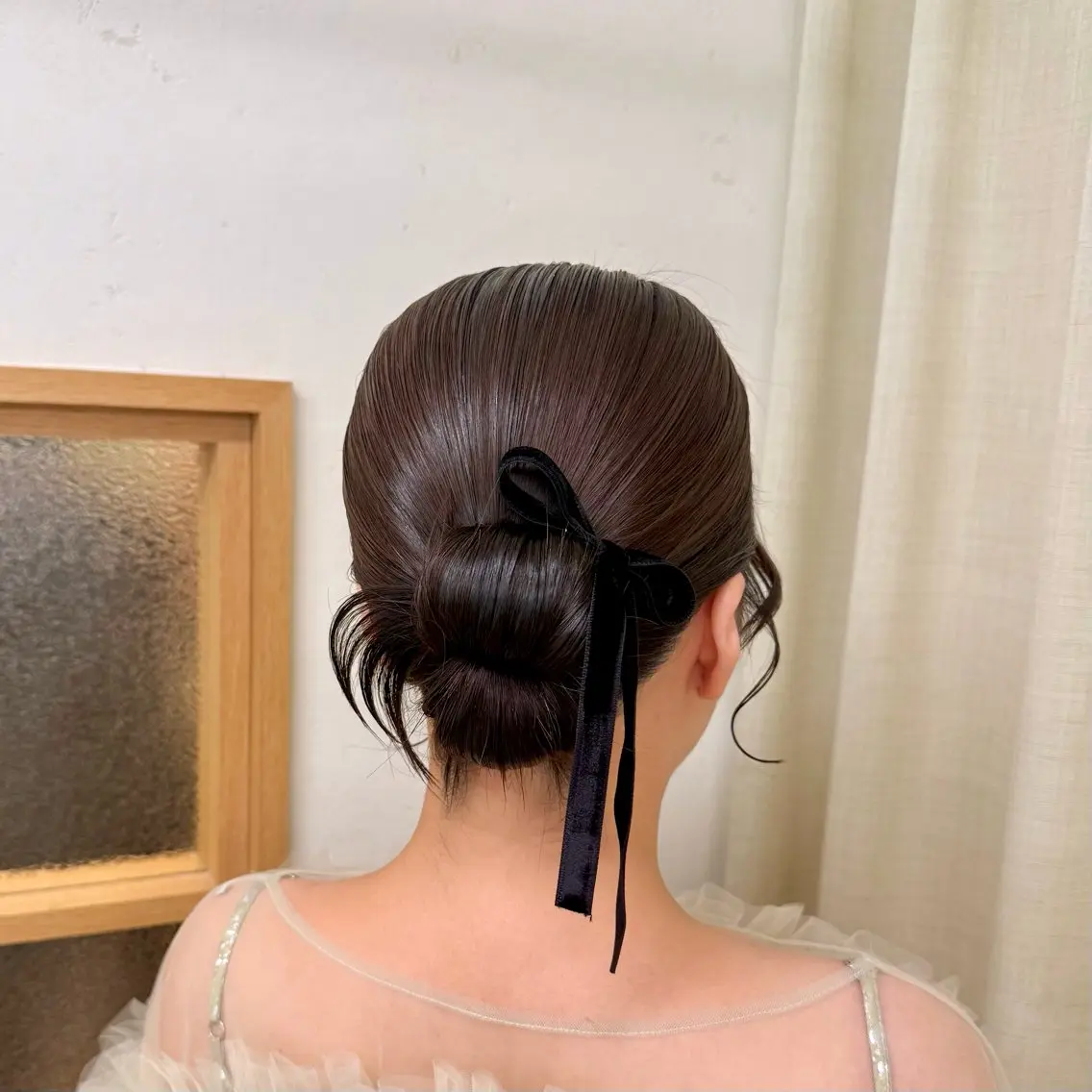 ミディアム ヘアアレンジ 結婚式・ブライダル ボブ デート ヘアセット 褒められヘアメイク /‎ボブ女子🐶みおのヘアスタイル