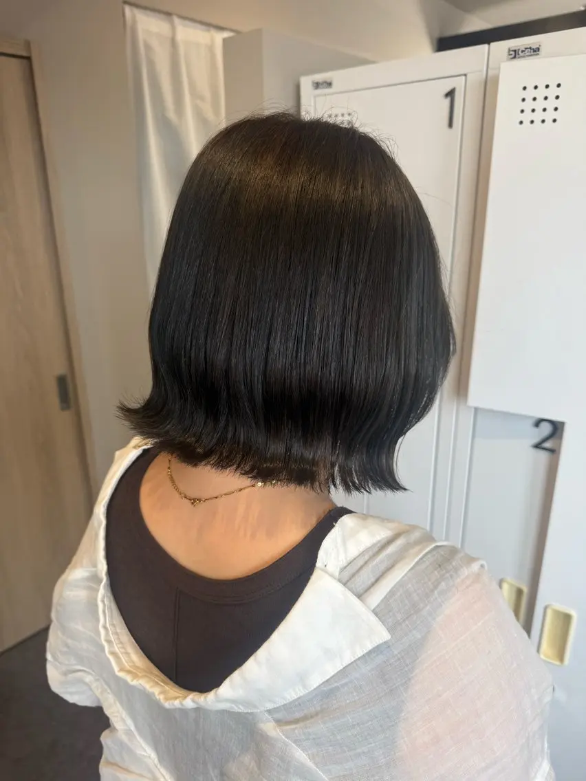 カラー ブラウンカラー 透明感カラー オリーブブラウン オレンジ カット ヘアカラー トリートメント canoe防府田島店 /Jurinaのヘアスタイル