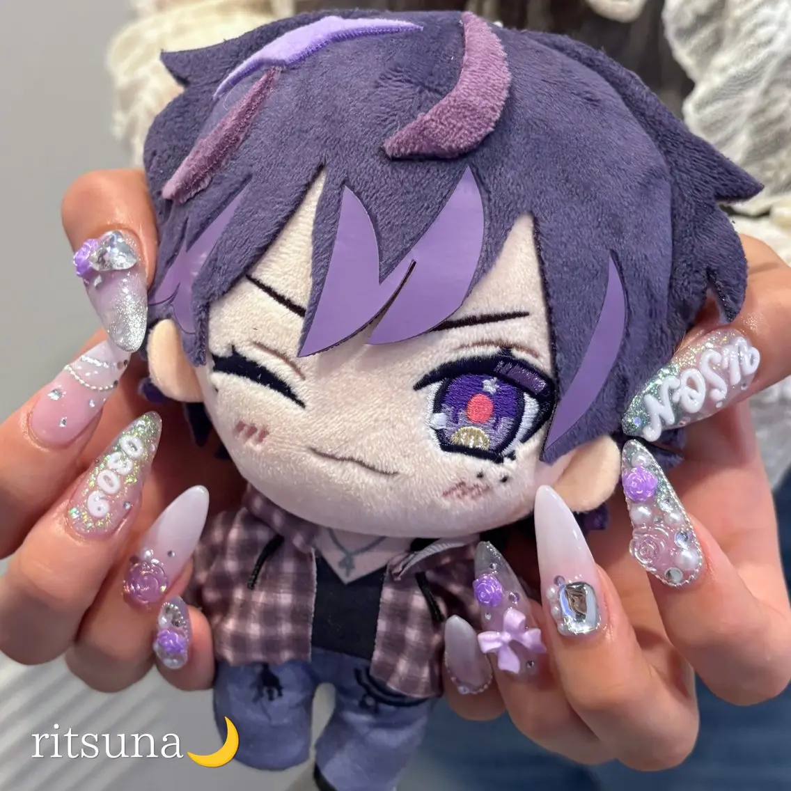 ネイル ハンドネイル ritsuna🌙 nail 堺筋本町のネイルデザイン