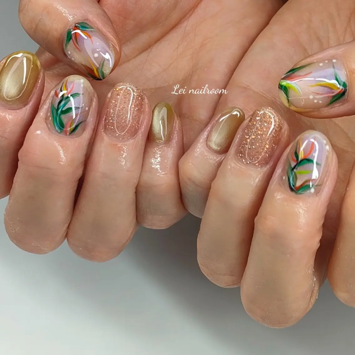 ネイル アートネイル lei🌼 nailroomのネイルデザイン