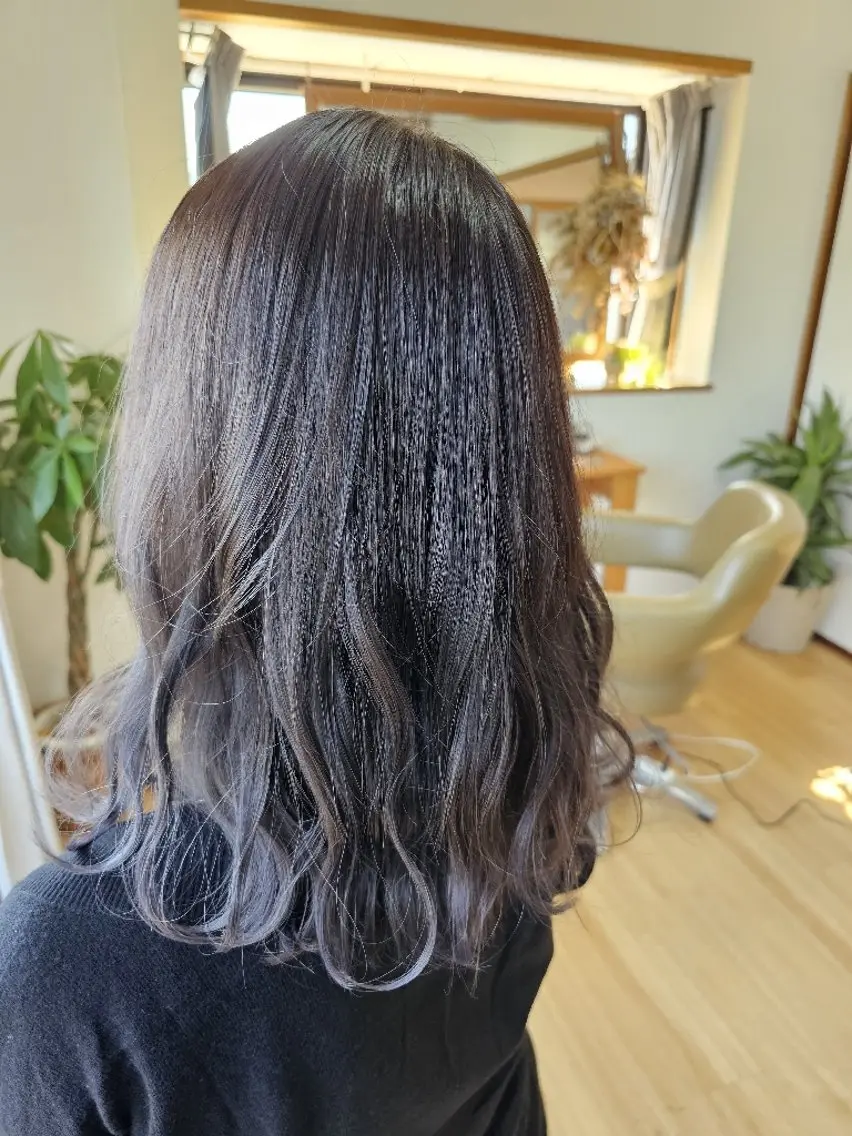 セミロング Yuki @美容室あのんのヘアスタイル