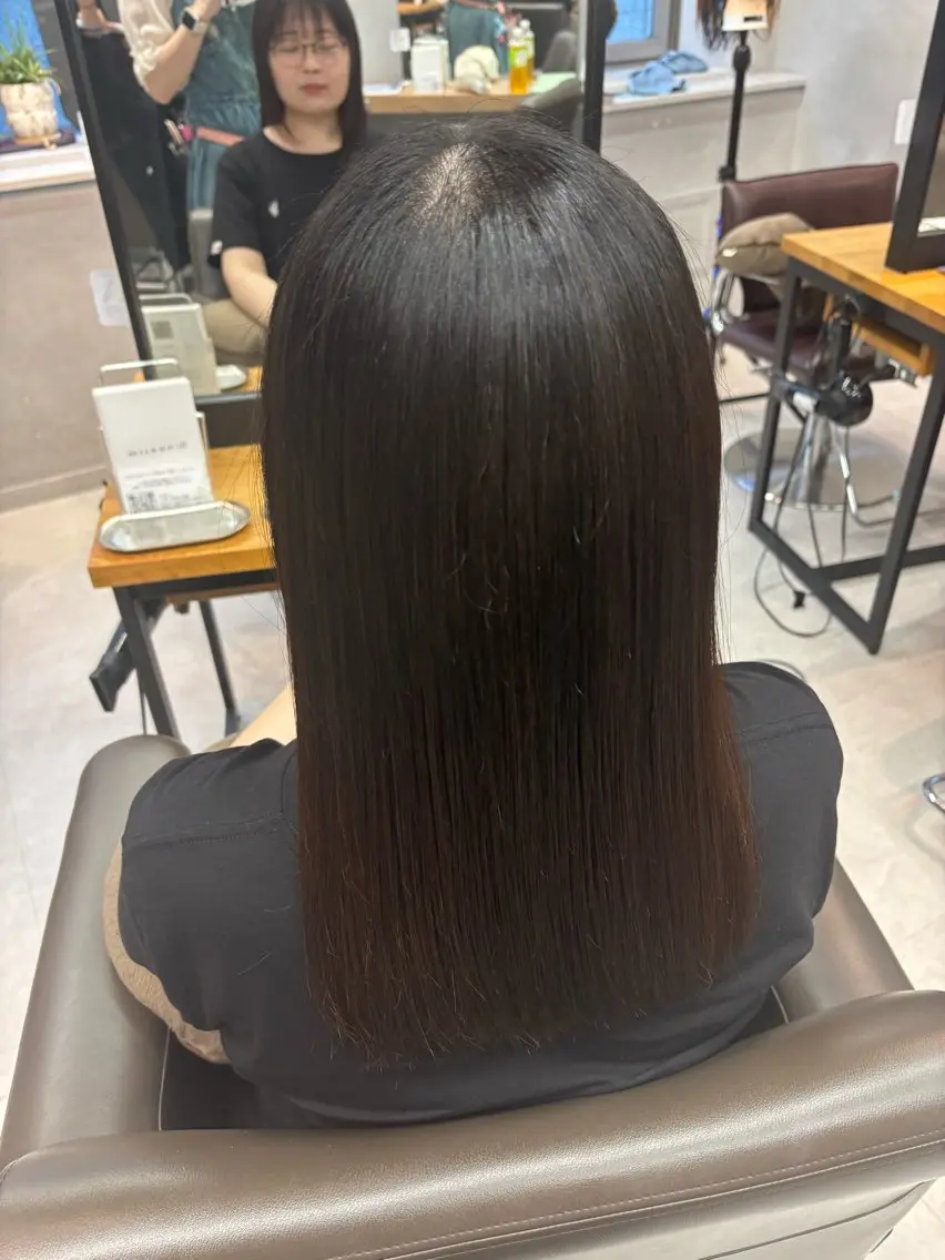 セミロング 推し活アレンジ🎀 艶カラー¦nanoのヘアスタイル
