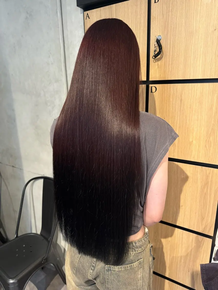 ロング 髪質改善 トリートメント カット ヘアカラー トリートメント 髪質改善サロン 梅田/ヨナミネのヘアスタイル