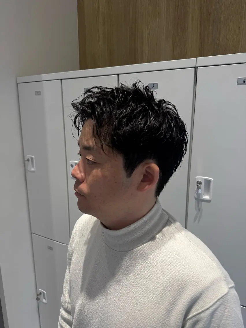 ショート メンズ ショートヘア カット 縮毛矯正/メンズ カット栄 伊藤 翔哉のヘアスタイル