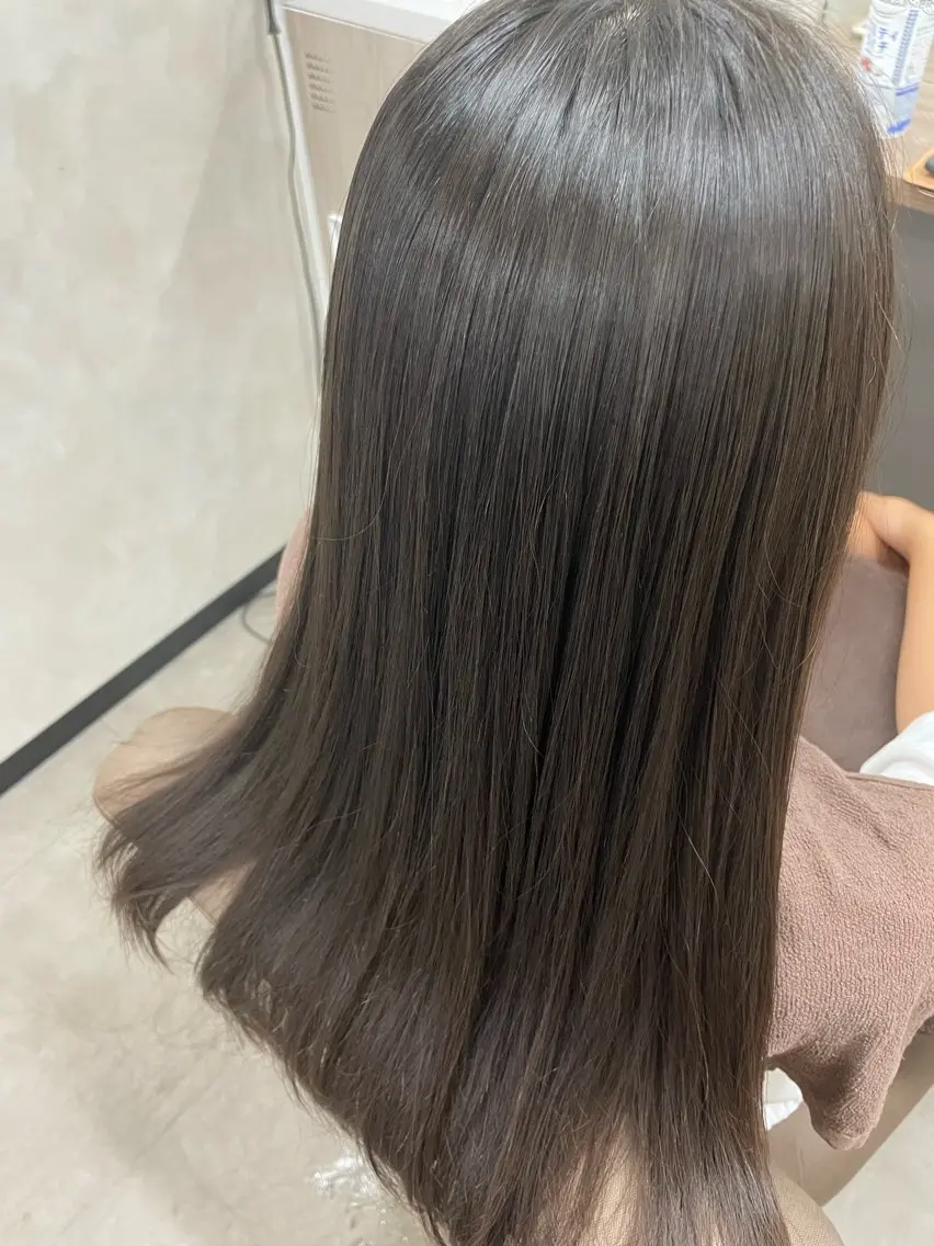 カット+縮毛矯正+最高級5stepトリートメントの写真