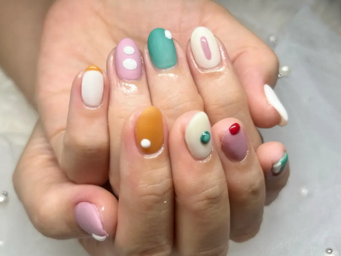 ネイル 持ち込み ハンドネイル NailSalon MOMOKAのネイルデザイン