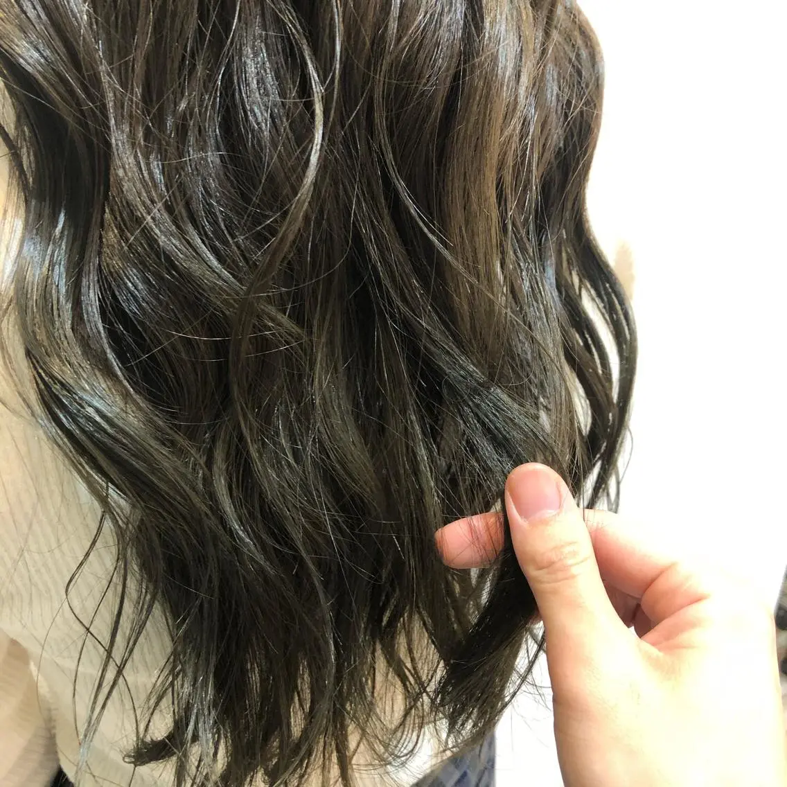 セミロング カラー グレージュ 縮毛矯正職人/艶髪 ✨️村上 渉のヘアスタイル