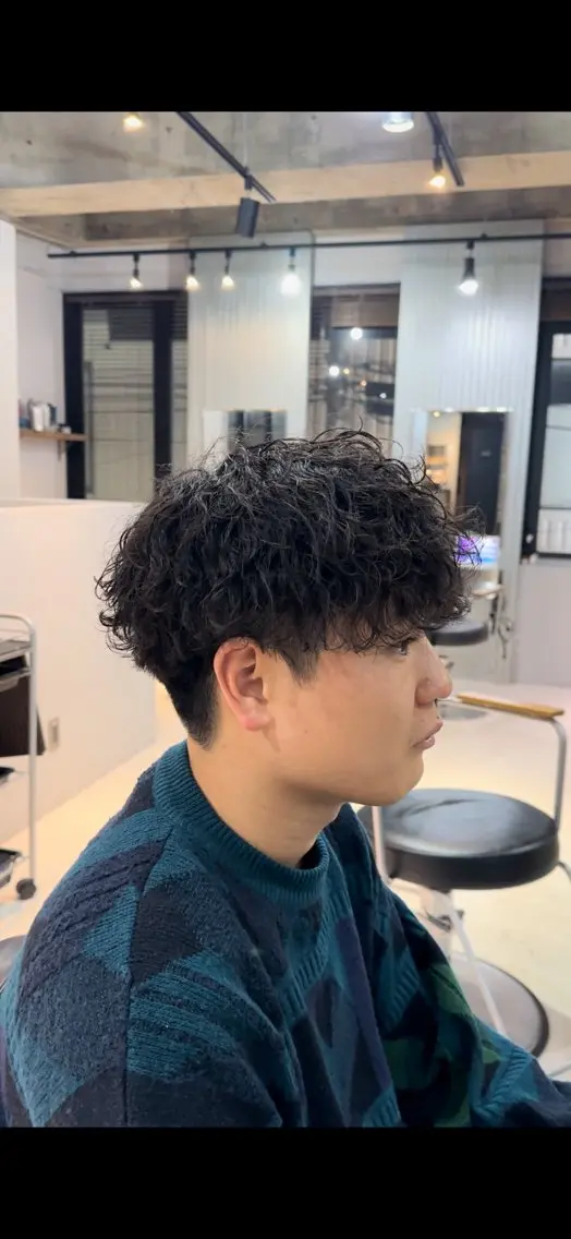 パーマ メンズ メンズパーマ 特化こうきのヘアスタイル