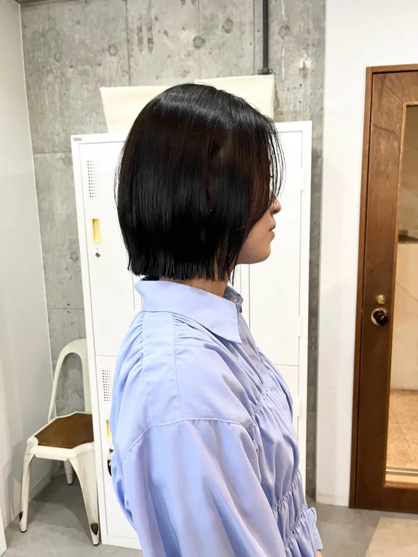 ショート カット 縮毛矯正 トリートメント ボブ×縮毛矯正 ryotaのヘアスタイル