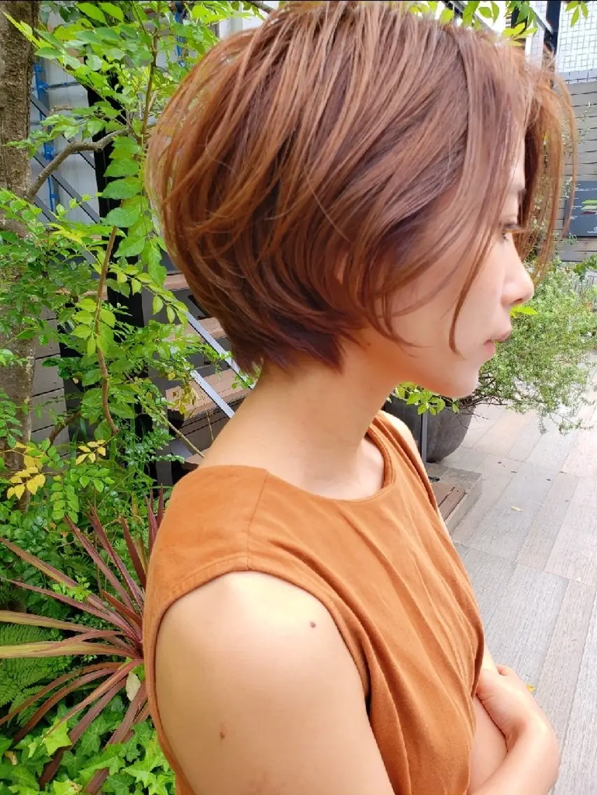 ショート ショートヘア 中高下 由真 ◎モニター様価格のヘアスタイル
