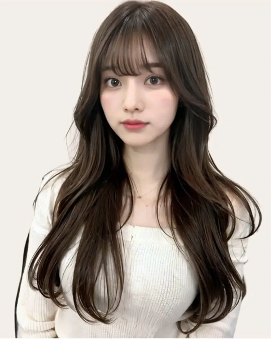 透明感カラー＋トリートメント[韓国/透明感/ツヤ感カラー]の写真