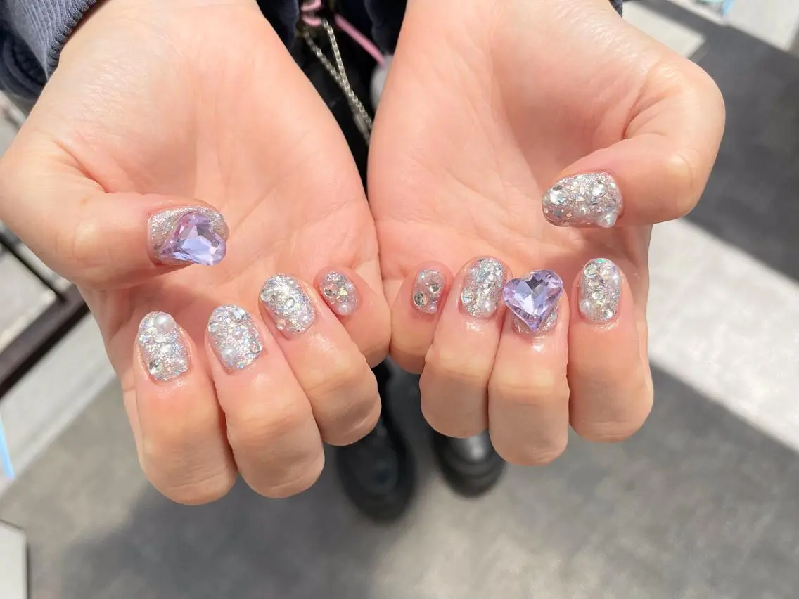ネイル キラキラネイル nail salon アトリエBONOのネイルデザイン