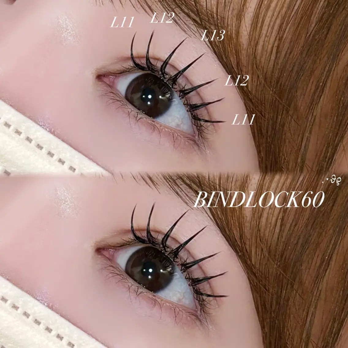 マツエク・マツパ Lカール CreBiA🎀 ayaのマツエク・マツパデザイン
