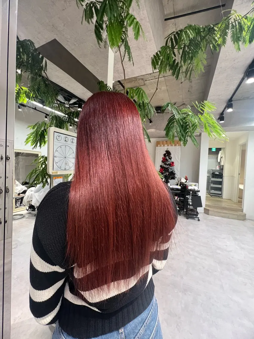 👑プロテインカラー+ヘアクリーニング+トリートメント👑の写真