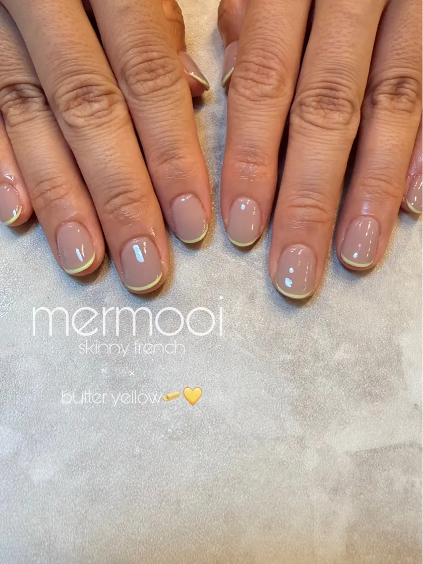 ネイル フレンチネイル ハンドネイル mermooi nailのネイルデザイン