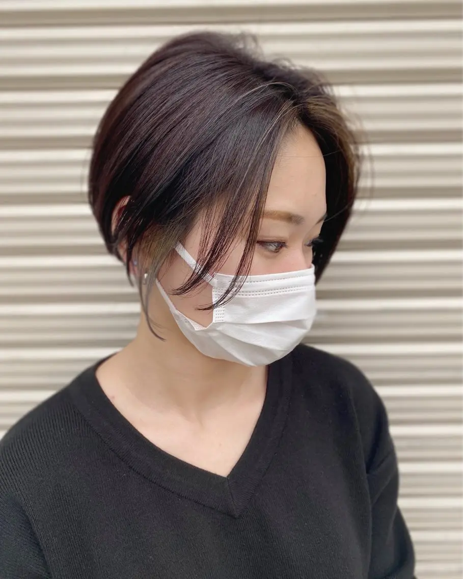 ショート カラー ブリーチ ケアブリーチ ダブルカラー ハイライトカラー イルミナカラー S. RYUTAのヘアスタイル