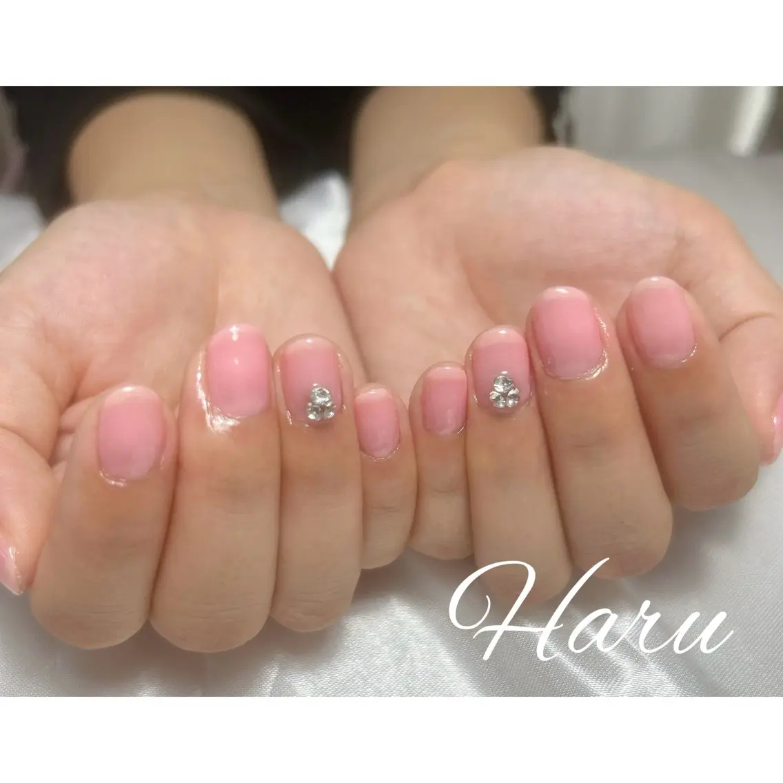 ネイル ストーンネイル Haru .mのネイルデザイン