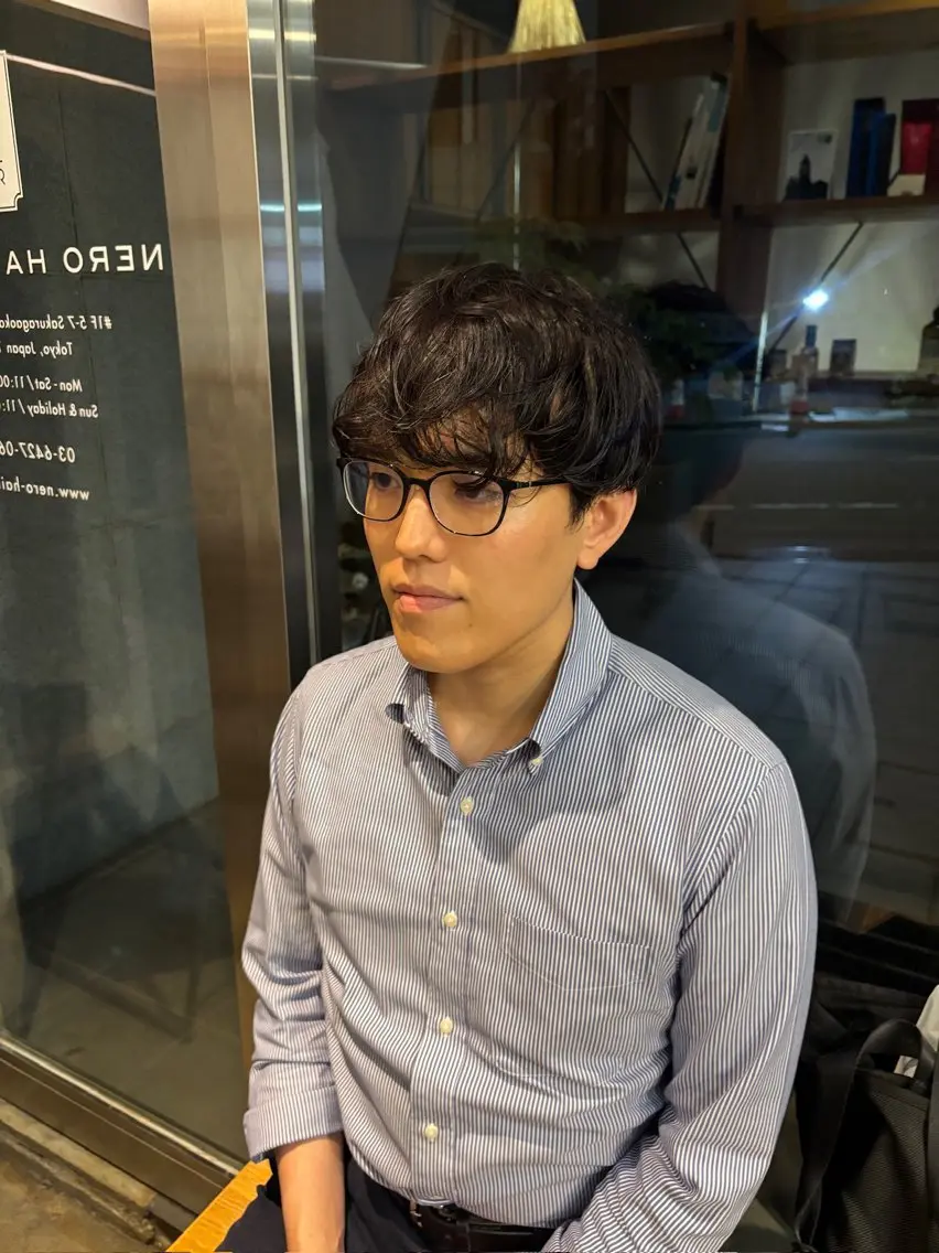パーマ メンズ 小野 愛花のヘアスタイル