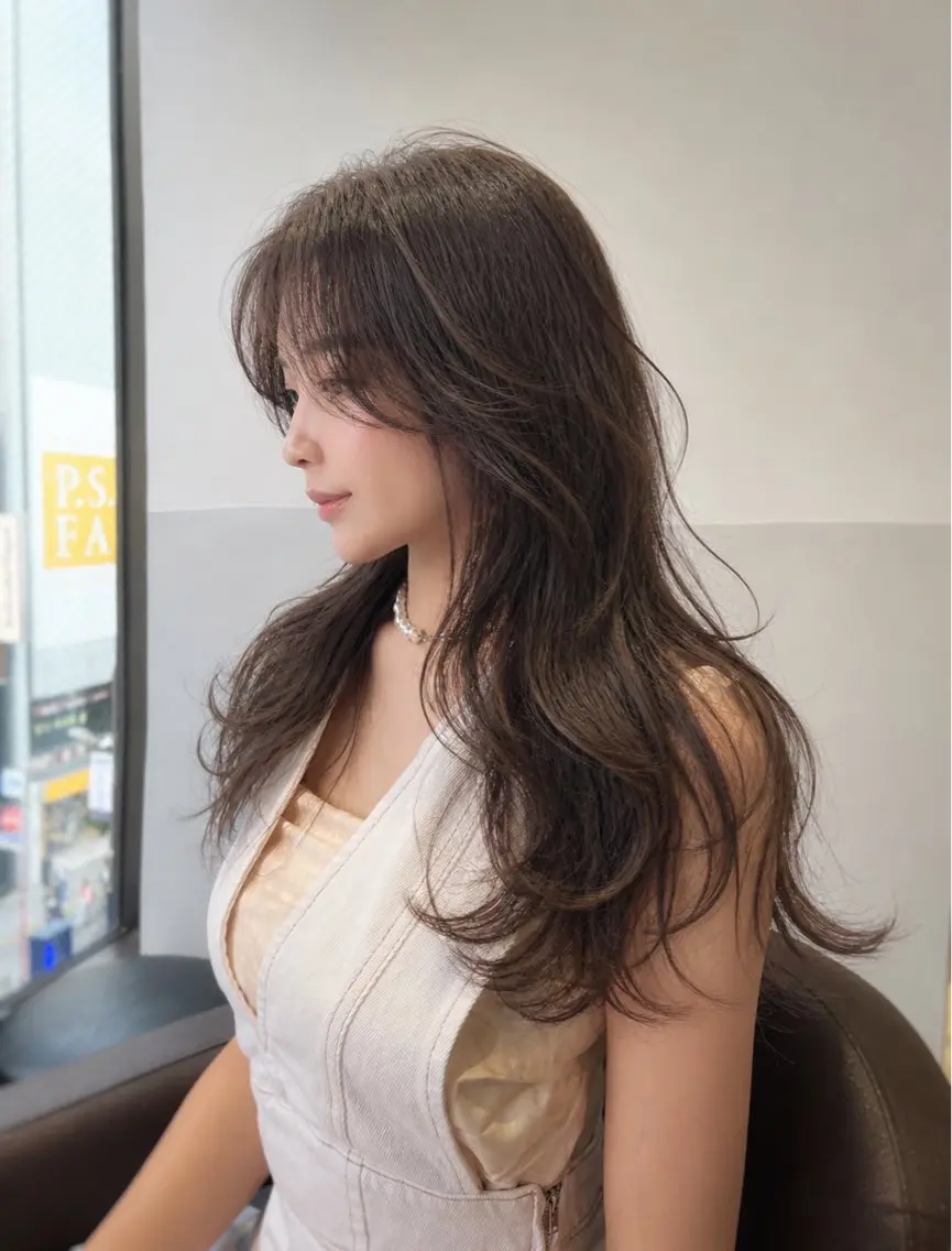 ロング カラー カット ヘアカラー トリートメント TAKUMI 【美髪特化】のヘアスタイル