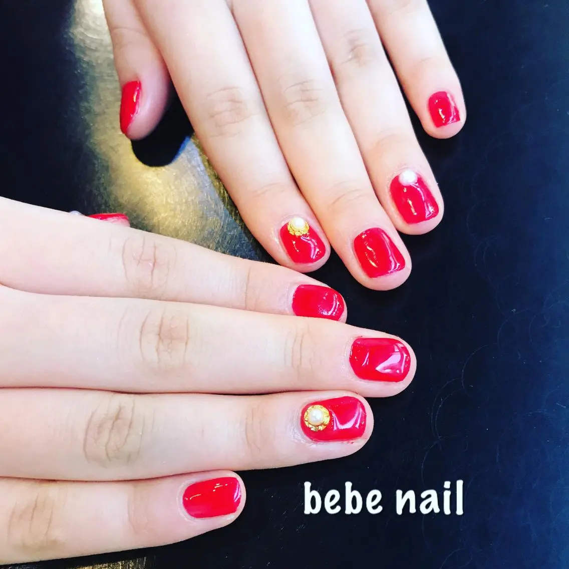 ネイル ジェルネイル ワンカラーネイル パラジェル Ann nailのネイルデザイン