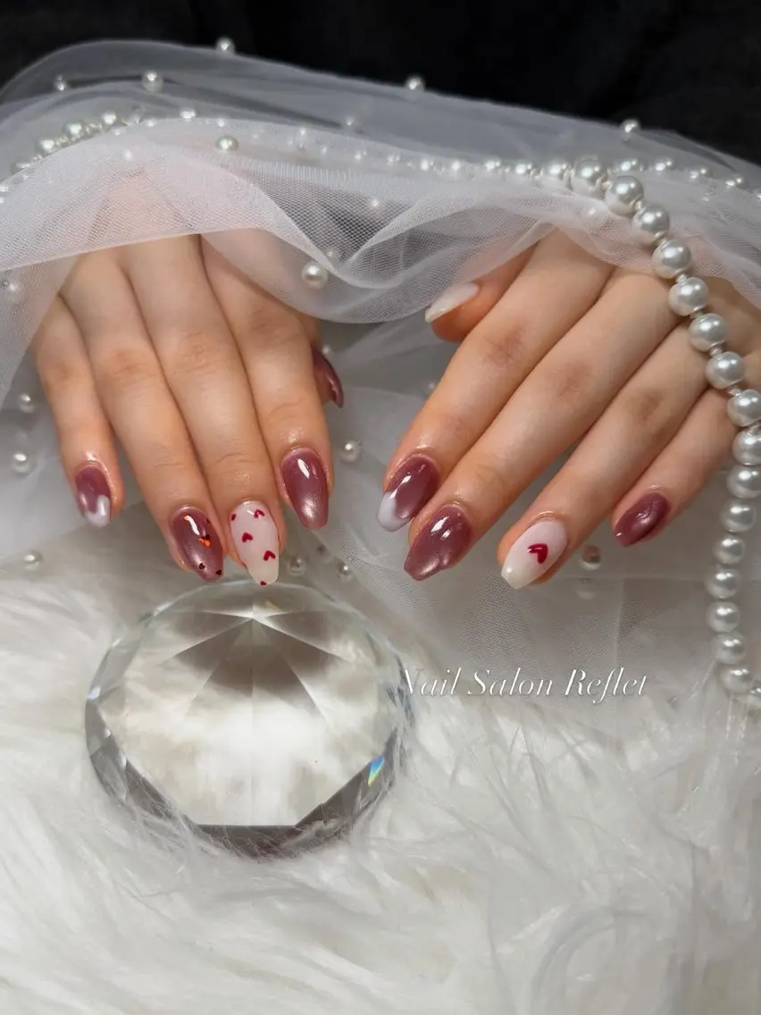 ネイル ジェルネイル ハンドネイル nailsalon Refletのネイルデザイン