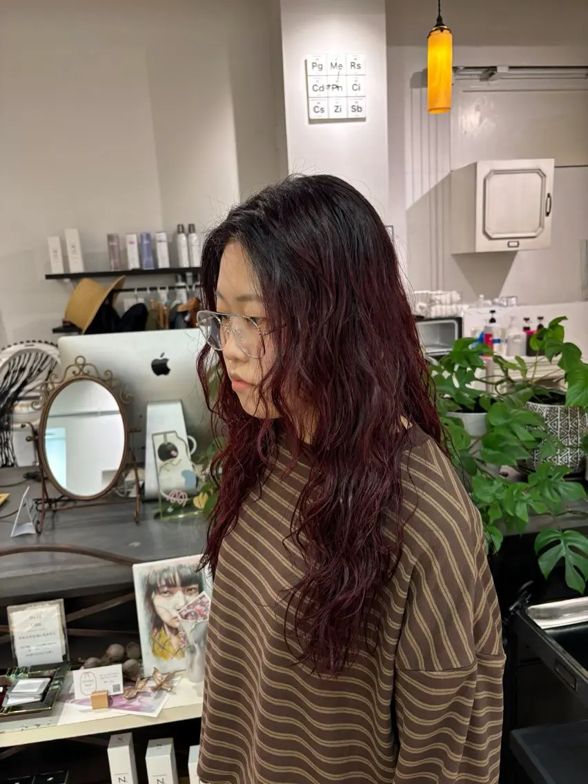 ロング ヘアカラー ooitヨシダ ミナミのヘアスタイル