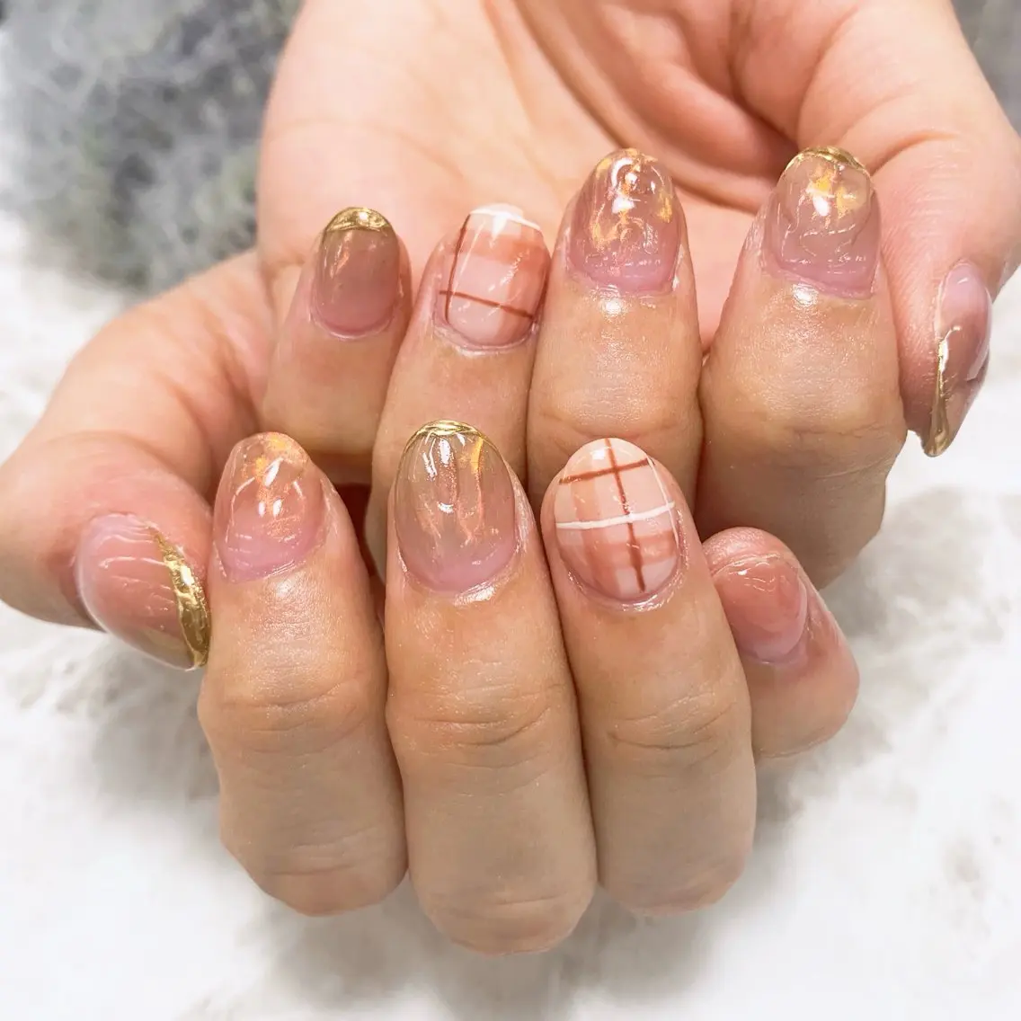 ネイル アートネイル ⭐︎休業中の練習⭐︎ JNA認定講師髙橋のネイルデザイン