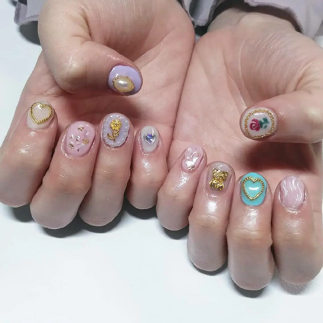 ネイル ハンドネイル ハンドケア lylynail YUUKAのネイルデザイン