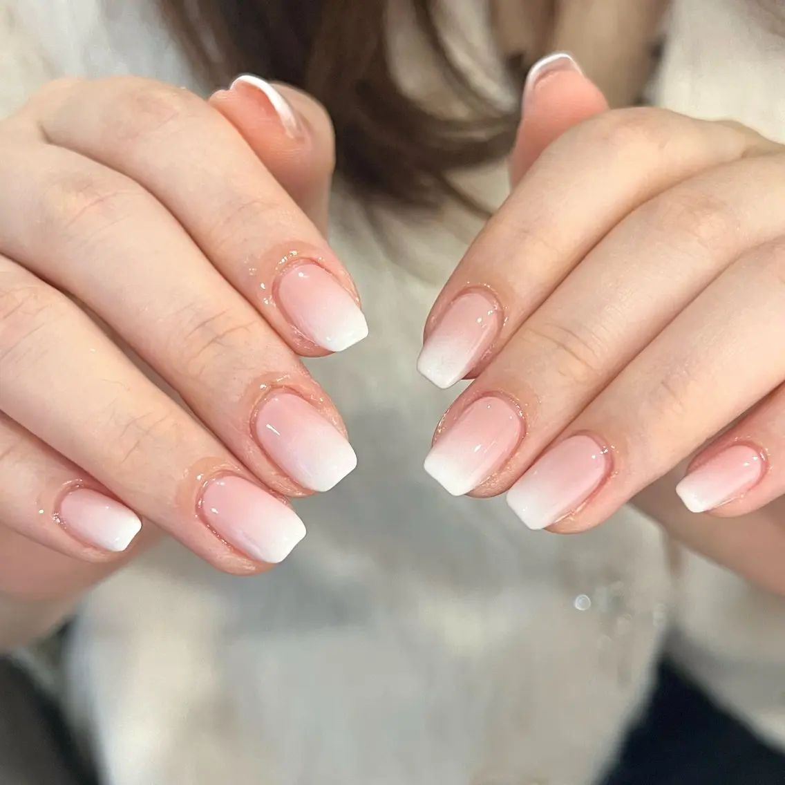 🎀自爪🎀カラーグラデーション オフありの写真