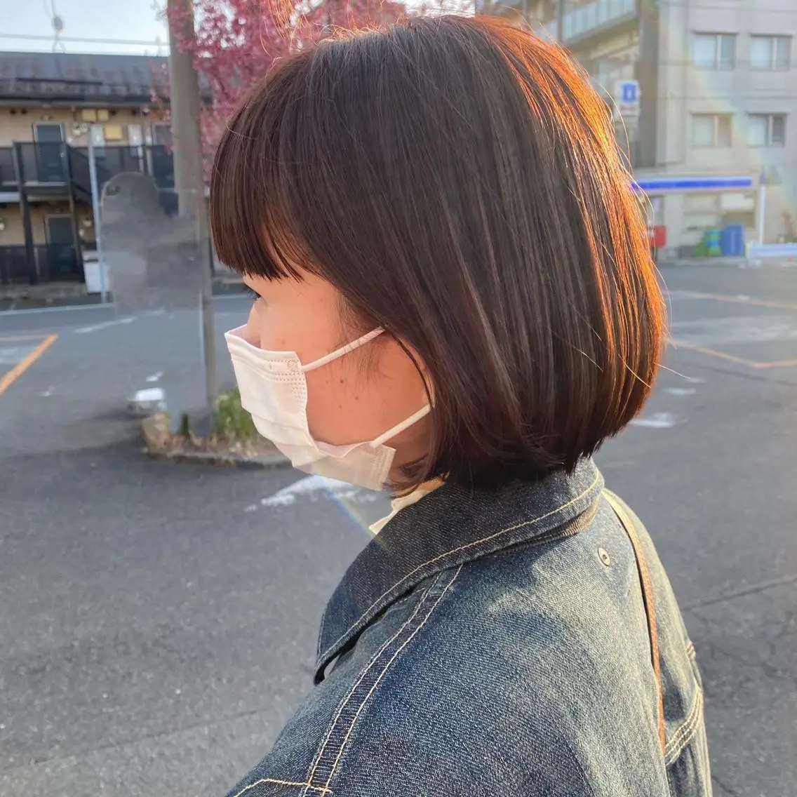 ショート 透明感カラー/似合わ せカット/大島実加永のヘアスタイル