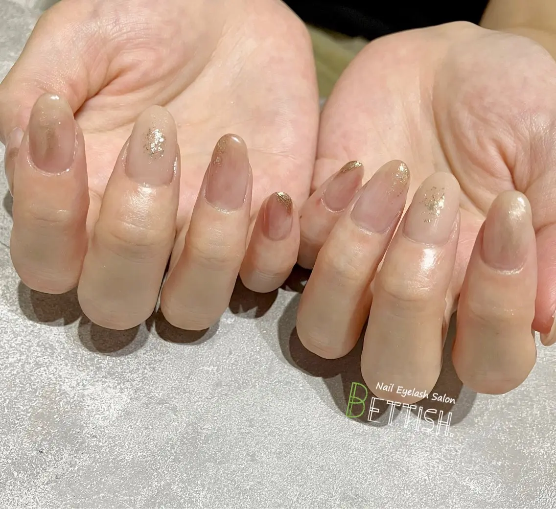 ネイル ニュアンスネイル ピンク ハンドネイル BETTISH. KUMIKO☺︎︎のネイルデザイン
