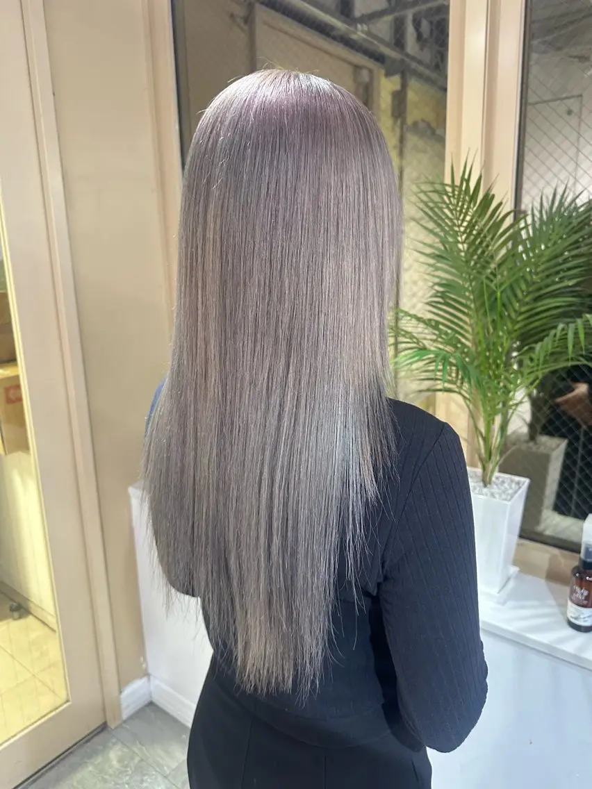 ロング ヘアカラー トリートメント プルエクステ/カラー ⭐️KIR̋Aのヘアスタイル