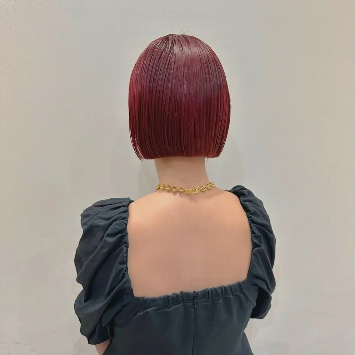 ミディアム カラー 顔まわりカット/艶髪 カラー✨けいとのヘアスタイル