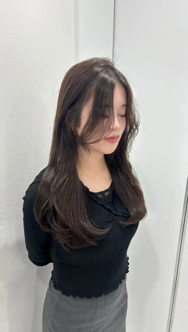 ロング カラー パーマ ヘアアレンジ メンズ キッズ ベージュブラウン 🎀Himari🎀のヘアスタイル
