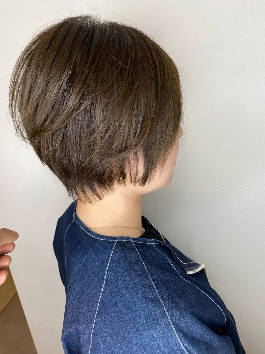 ショート カラー ショートヘア カット ヘアカラー トリートメント Hiroshi ヒロシのヘアスタイル