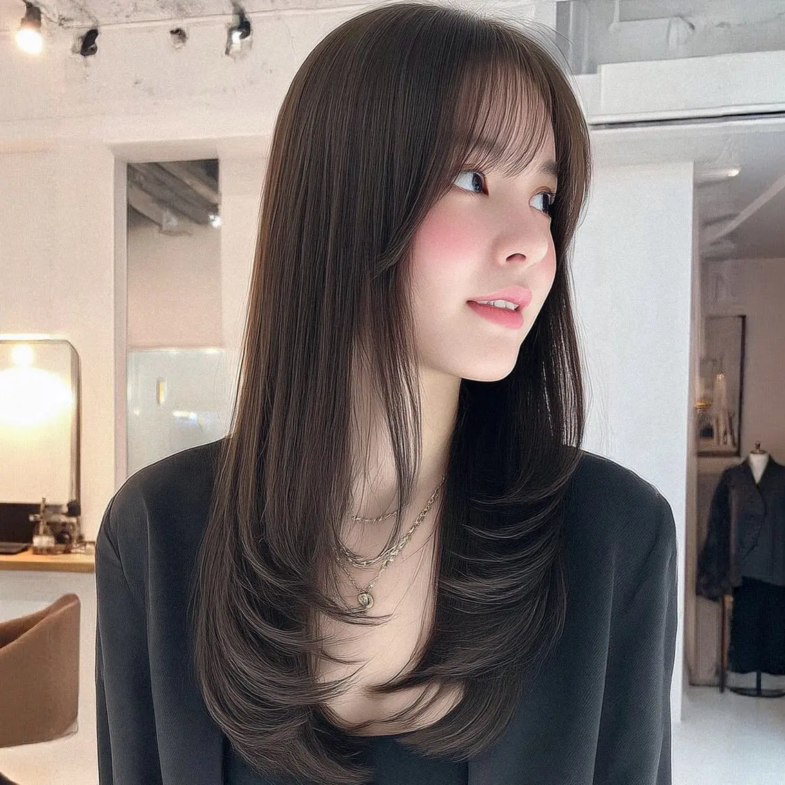 【ケア人気NO1メニュー✨】✂️カット＋髪質改善ケアカラー🎨＋髪質改善バイカルテTR✂️の写真