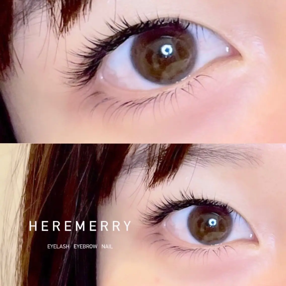 マツエク・マツパ HereMERRY ホリノウチリエのマツエク・マツパデザイン