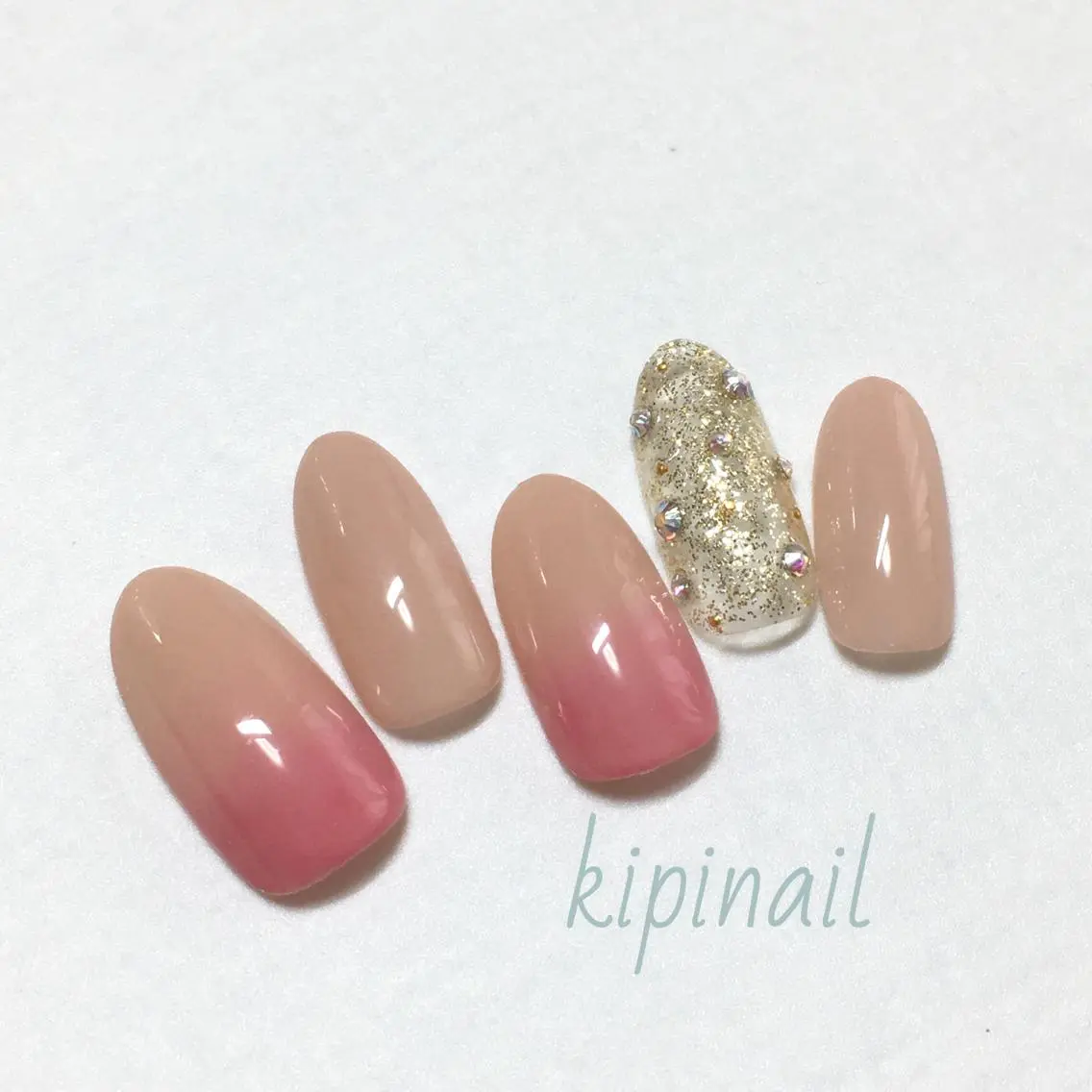 ネイル グラデーション kipinail 川﨑えりかのネイルデザイン