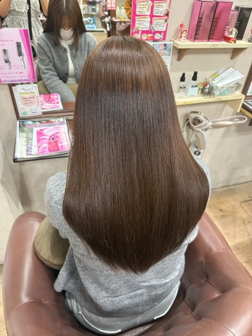 髪質改善ストレートの写真