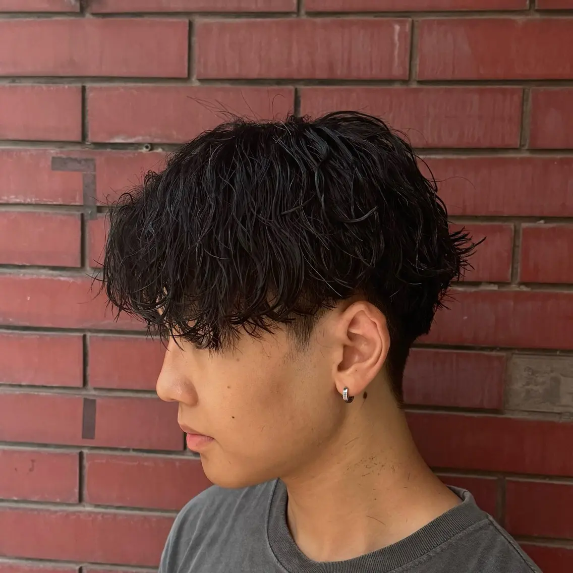 パーマ メンズ 波巻きパーマ 柏メンズカットパーマ NO.1タイチのヘアスタイル