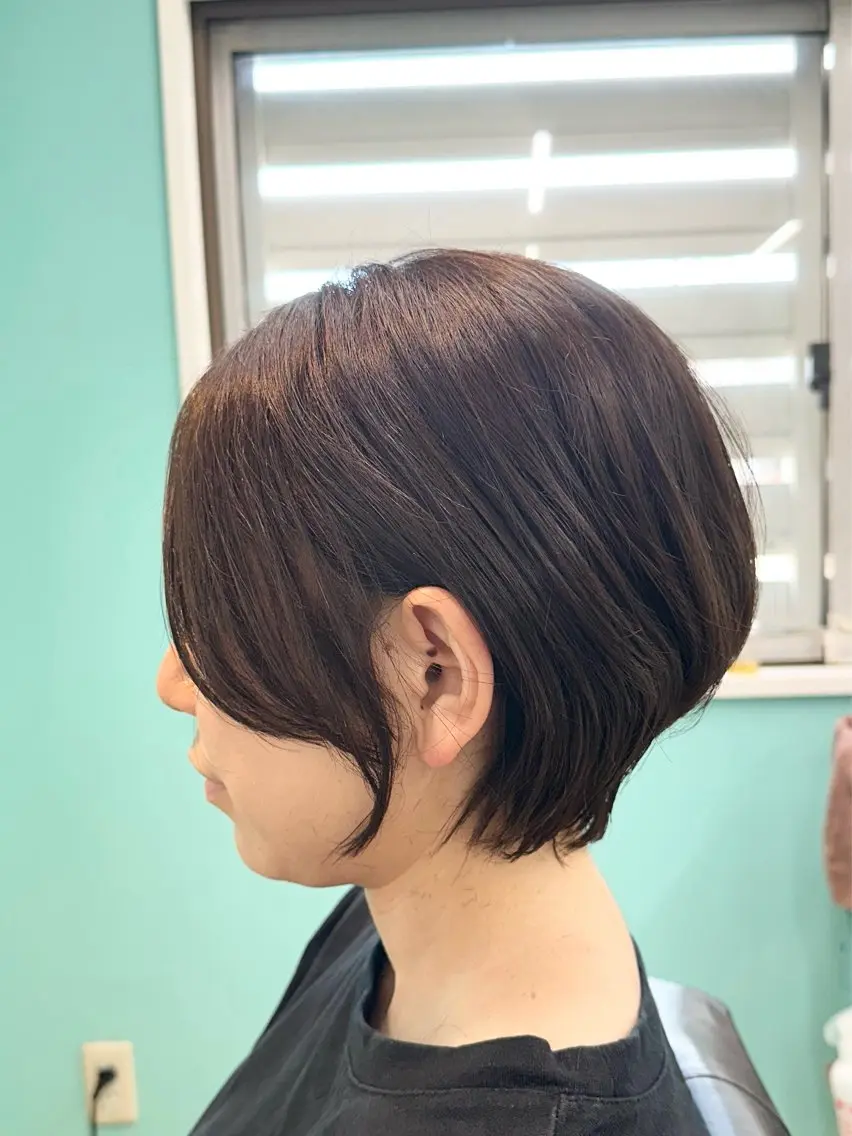 ショート カラー 柳井 健太のヘアスタイル