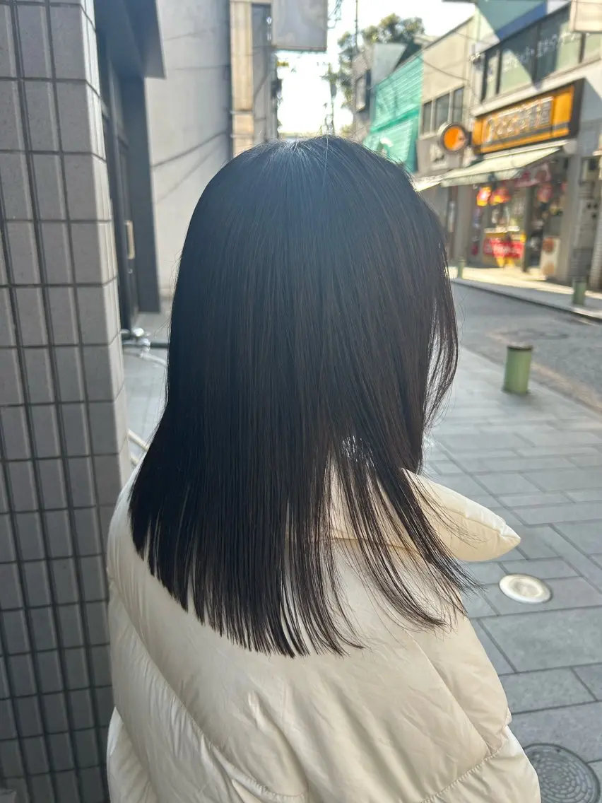 セミロング 横浜カラー/ブリーチ SAKI💫のヘアスタイル