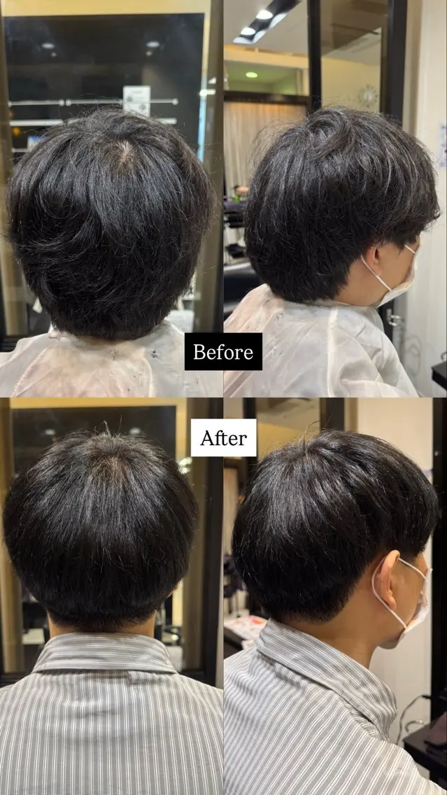 メンズ センターパート マッシュ ツーブロック 刈り上げ カット メンズカット募集/ hiyori🪼のヘアスタイル