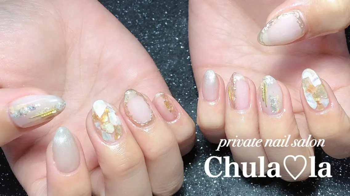 ネイル 持ち込み ハンドネイル Chula♡la 豊見城市高安のネイルデザイン