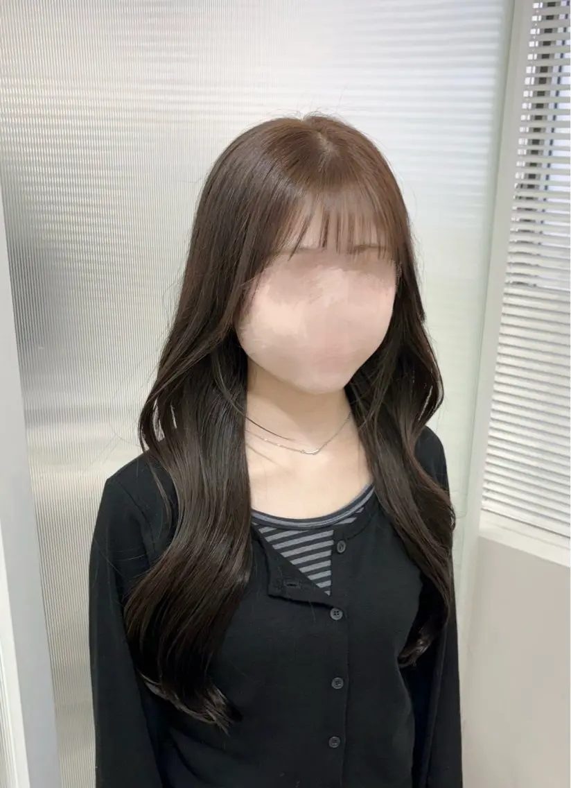 ロング くびれヘア 韓国風ヘア 𝜗𝜚cocoro 韓国𝜗𝜚のヘアスタイル
