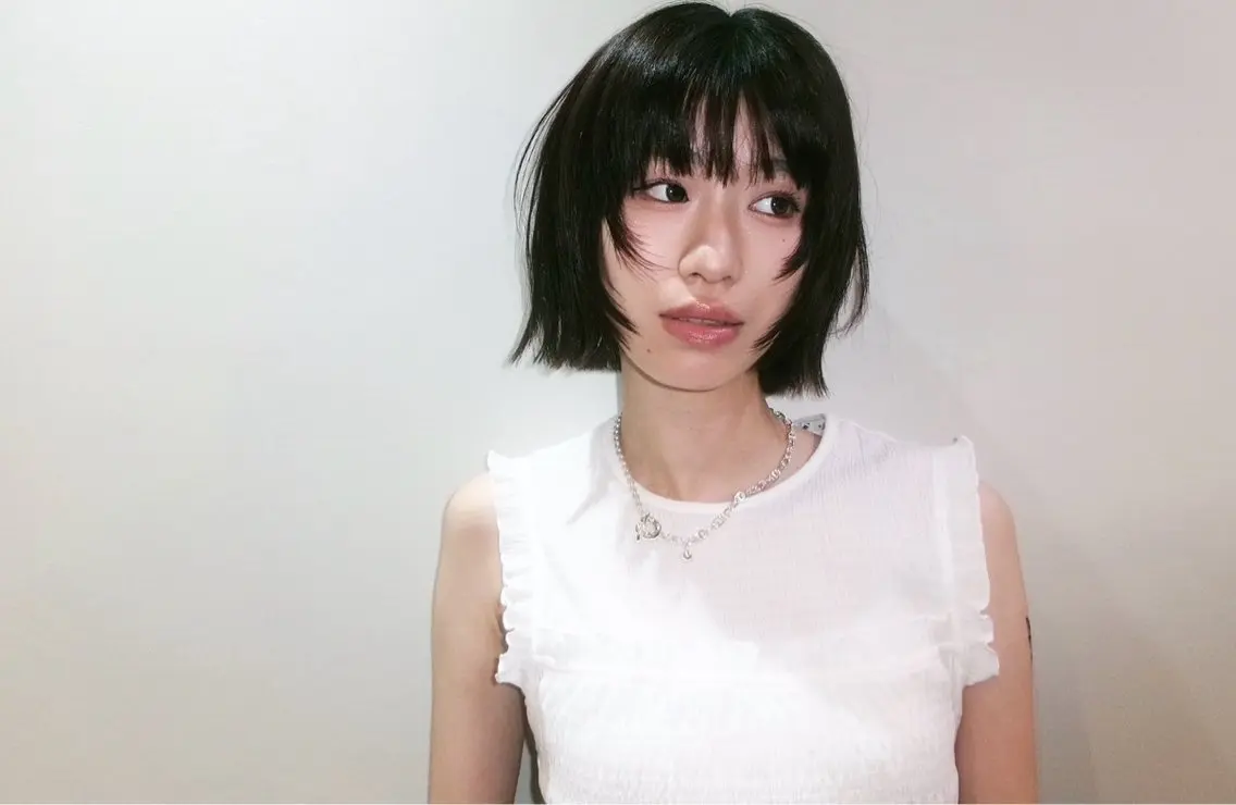 ミディアム ワンレンボブ ボブ 髪質改善 林 コウセイ【三軒茶屋】のヘアスタイル